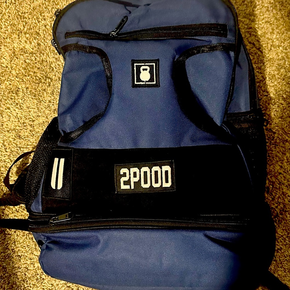 COPY - 2Pood Gym Navy Performance Backpack 2.0
